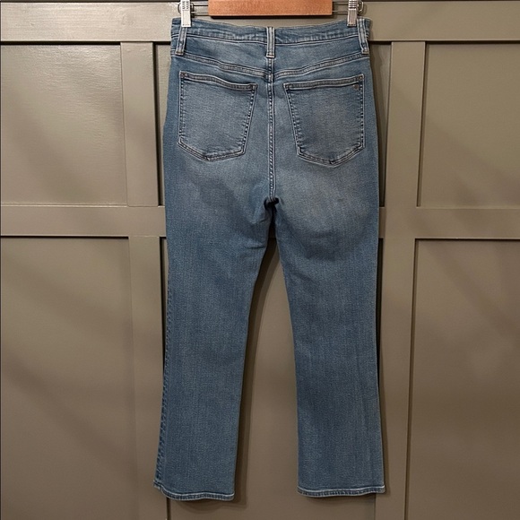 Madewell Cali Demi Boot Jeans in Dorrance Wash TENCEL Denim Edition Size 28 - Picture 9 of 12